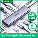 UGREEN USB C Hub 4K HDMI PD USB Ports Multiport Adapter
