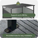 Nordivale 6x6FT Metal Grill Gazebo