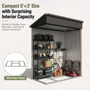 Lockable Metal Outdoor Storage Shed