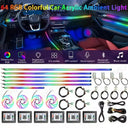 Turn Heads With 64 Color RGB Symphony Car Ambient Light Kit With App Control