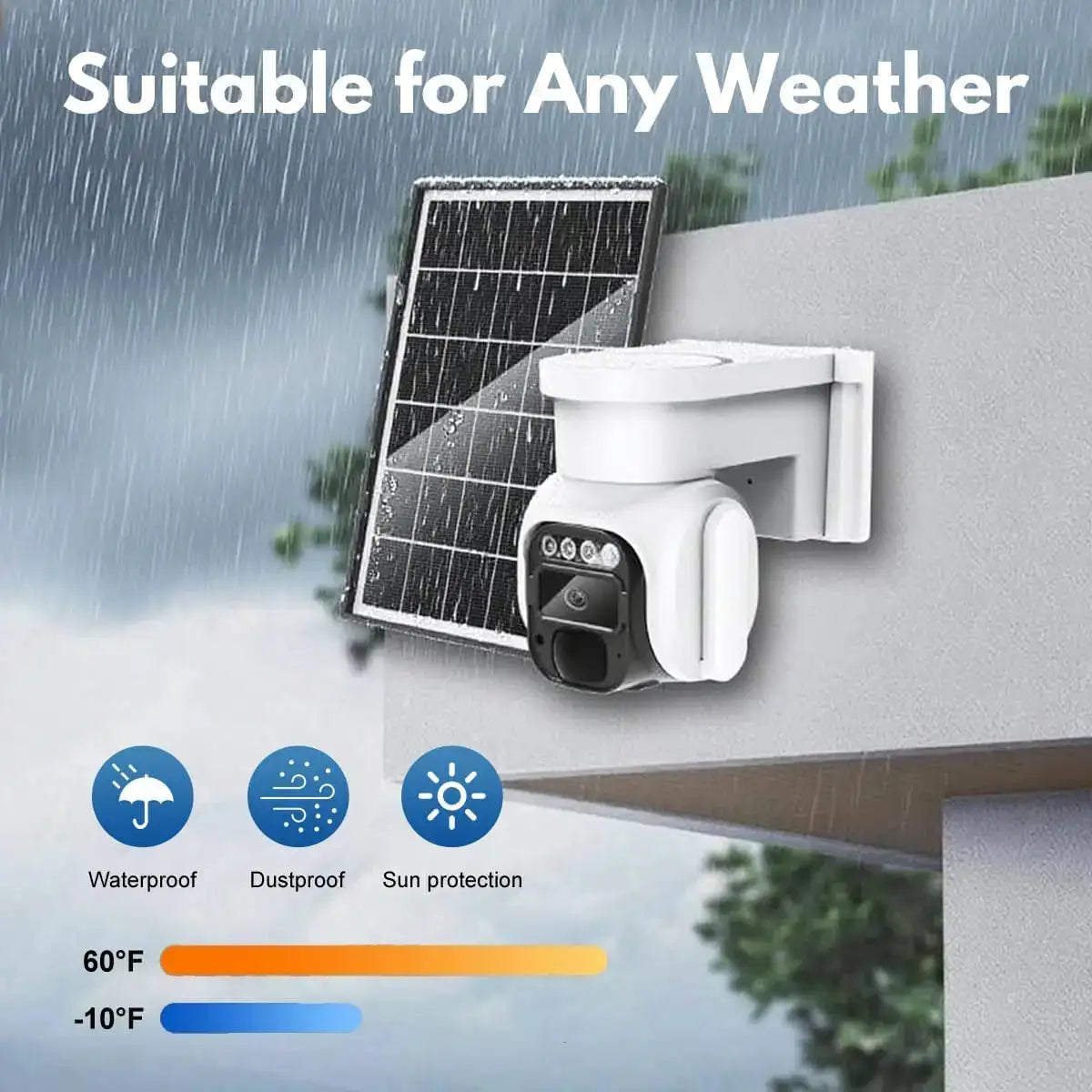LTE Solar Security Camera Outdoor No WiFi, Cellular Wireless — product view 7