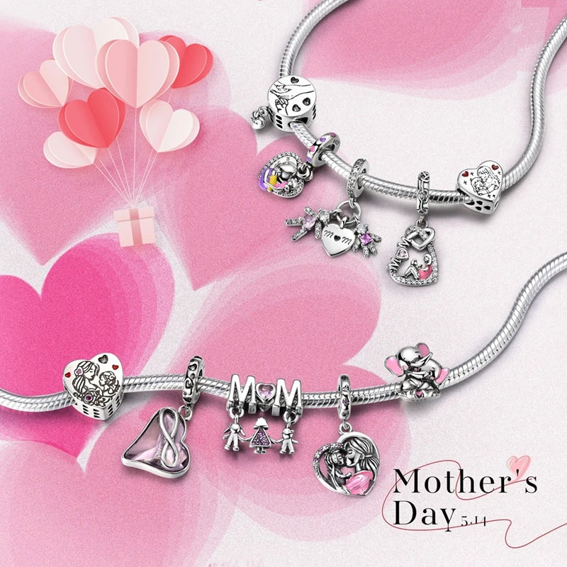 Charm Sterling Silver Mother's Day