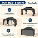 Nordivale 16x12FT Heavy Duty Gazebo