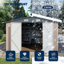 Nordivale Galvanized Steel Shed