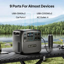 【Renew】BLUETTI Elite 200 V2 Portable Power Station 2600W 2073.6Wh High Capacity Solar Generator for Outdoor Camping