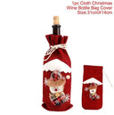 Wine Bottle Covers for Christmas Decor