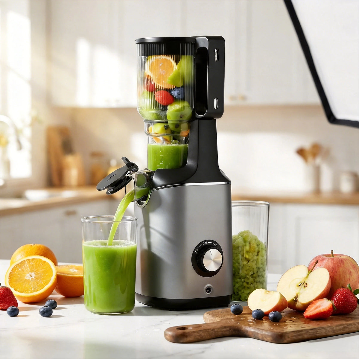 EKOJUCE Cold Press Juicer, " Wide Feed Chute Juice Extractor — product view 1