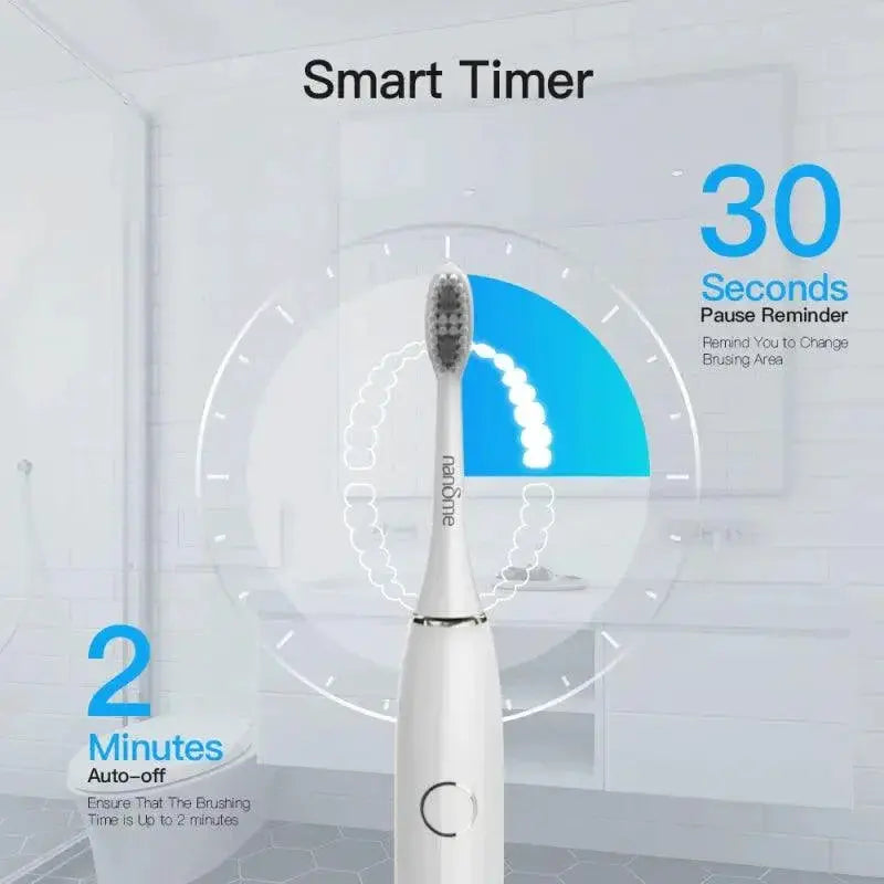Nandme NX8000 Sonic Toothbrush Deep Clean Plaque Fighter