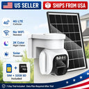 LTE Solar Security Camera Outdoor No WiFi, Cellular Wireless