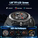 Rugged Smartwatch For Men - Long Lasting Battery