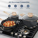 Pieces Non Stick Granite Cookware