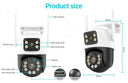 Smart Outdoor Camera 4K 8MP 360 Degree AI Tracking