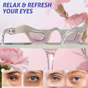 LED Eye Massager Hot Cold Compress Color Light Therapy