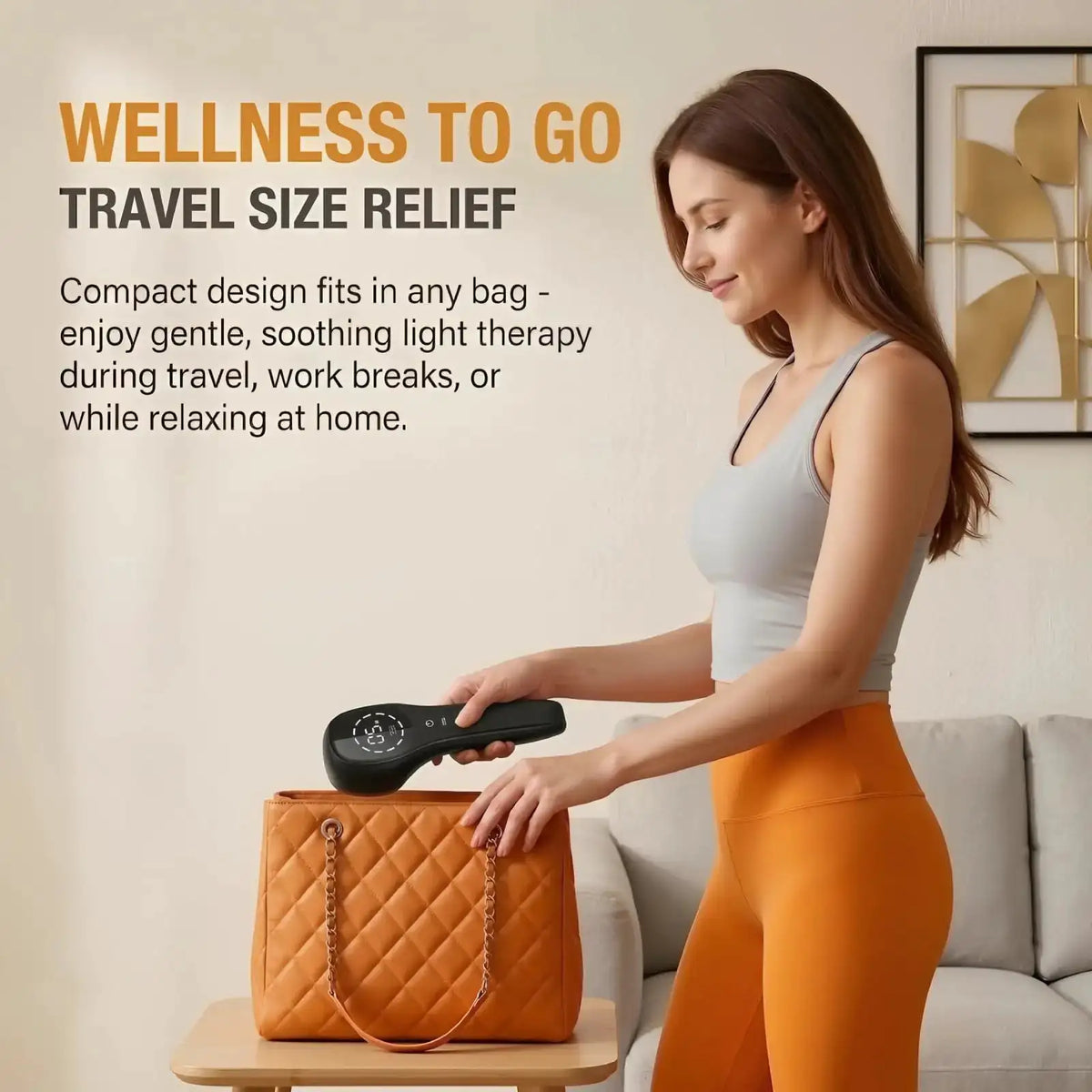 Red Light Therapy Device Handheld Cold LED Light Wand Infrared — product view 6