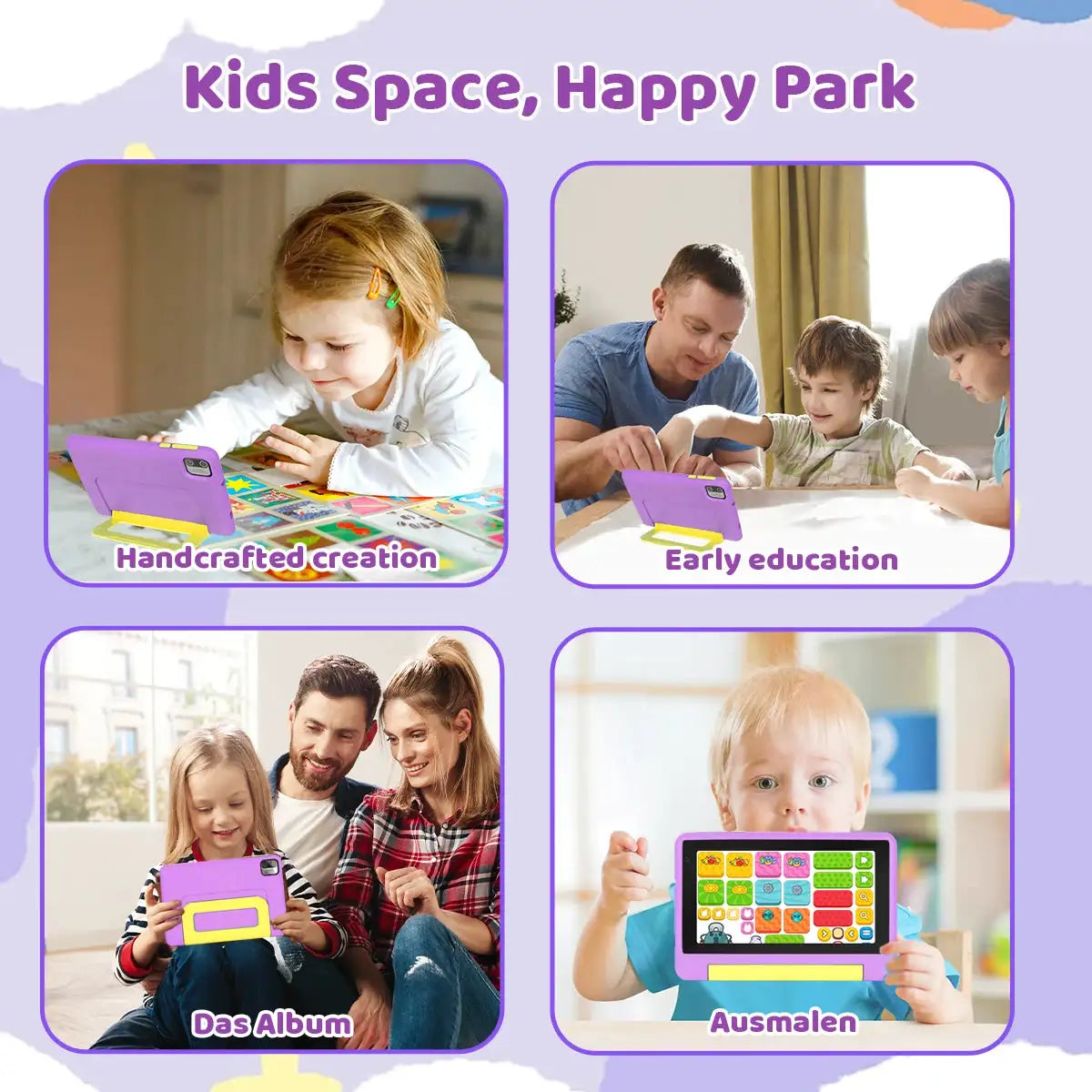 KT1018 7 Inch Android 13 Tablet PC Quad‑Core CPU 8GB(2GB+6GB Expand RAM) 64GB EMMC Storage US Local Warehouse In Stock