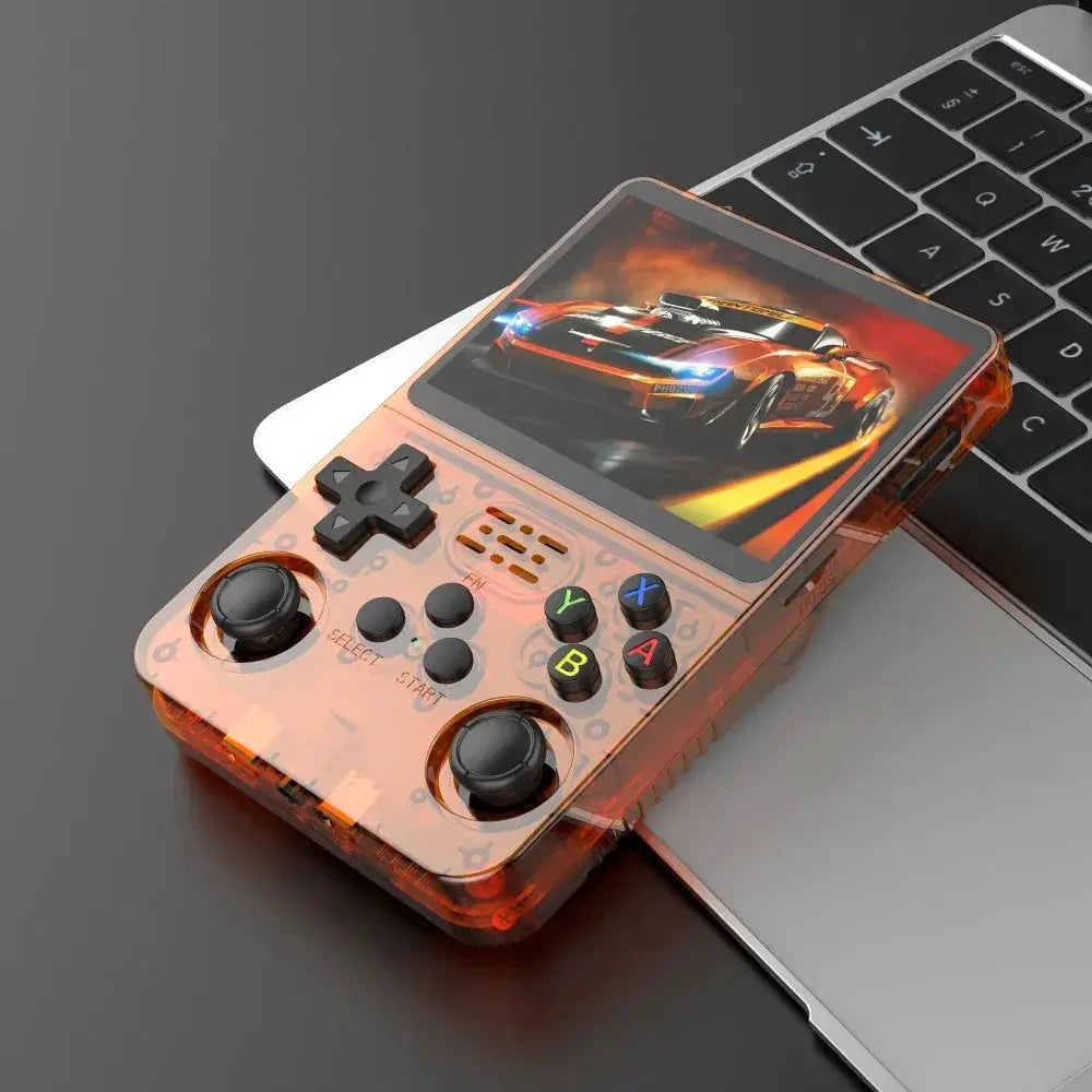 128G Open Source R36S Video Game Console 3.5 Inch Screen