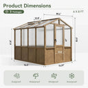 Sturdy Cedar Wood Outdoor Greenhouse
