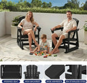 HDPE Outdoor Patio Rocking Chair