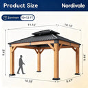 Heavy Duty 10X12 Wood Gazebo Kit