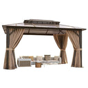 Premium 12x16 Hardtop Metal Gazebo