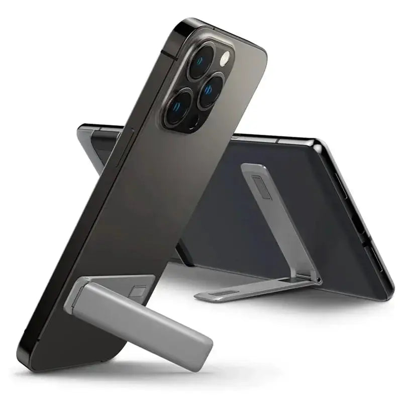 1-2Pcs Universal Strong Magnetic Metal Mobile Phone Holder Stand Folding Adjustable Ultra Thin Phone Kickstand Desktop Bracket