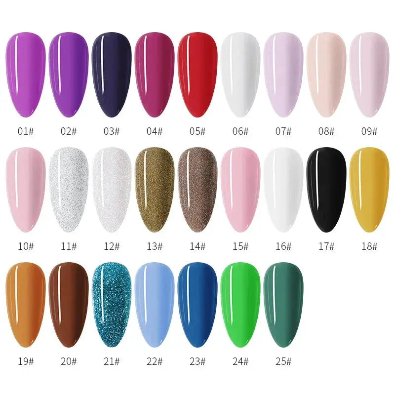 Glitter Chrome Dipping Powder For Nail Art In 25 Colors