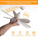 Efficient Ceiling Fan Light for Offices