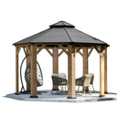 Nordivale Cedar Hardtop Gazebo