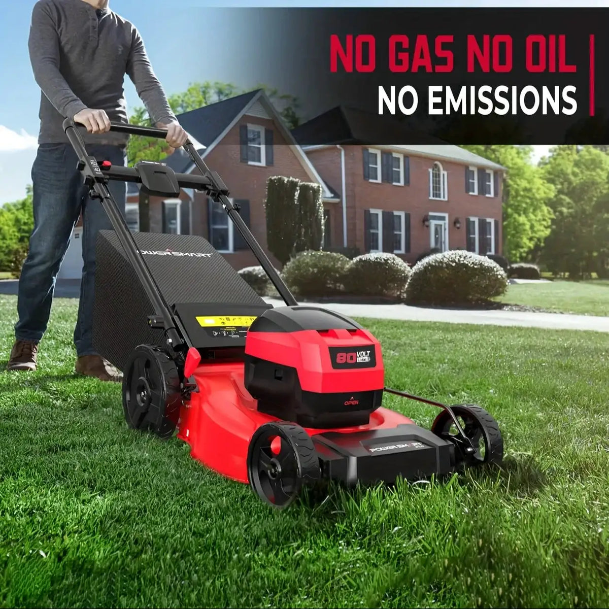 PowerSmart Cordless Lawn Mower for Yard Care — product view 4
