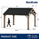 Gable Roof Gazebo Using Premium Wood