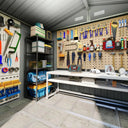 Galvanized Outdoor Storage Shed