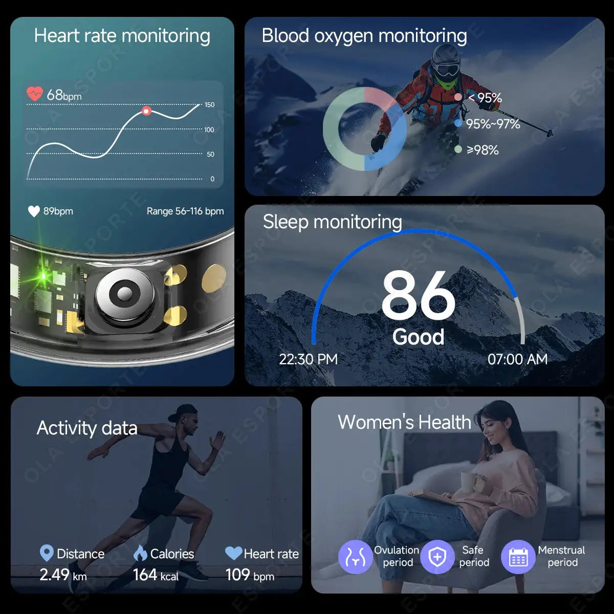 Upgraded Smart Ring Health Tracker — product image 2