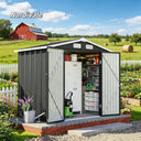 Secure Metal Outdoor Garden Shed