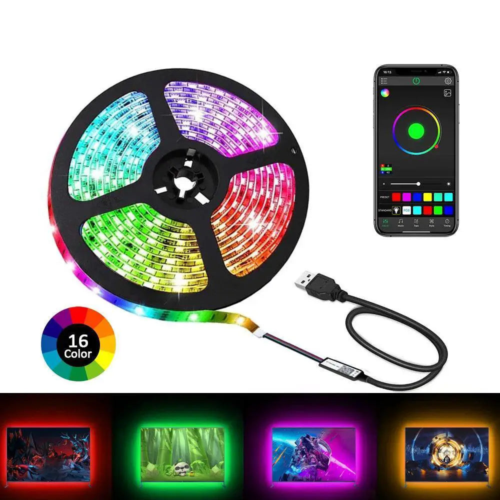 Bluetooth LED Strip Lights for Smart Room Decor Ambience
