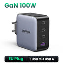 UGREEN 100W GaN Fast Charger 4-Port Power Hub for Devices
