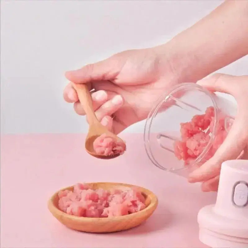 Mini Electric Food Processor 250ml Cordless Shredder