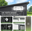 Outdoor Metal Garden Storage Shed