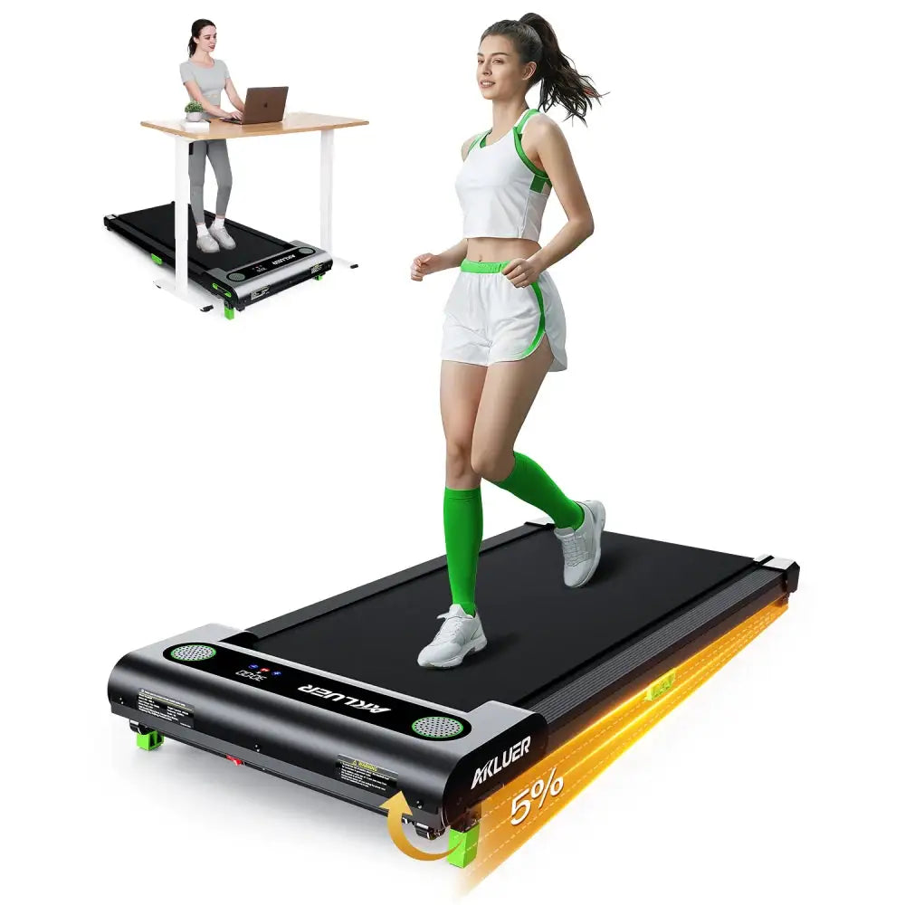 Akluer Foldable Walking Pad Treadmill Incline Underdesk — product view 10