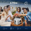 EKOJUCE Pound Bullet Ice Machine, Compact & Portable, Sonic