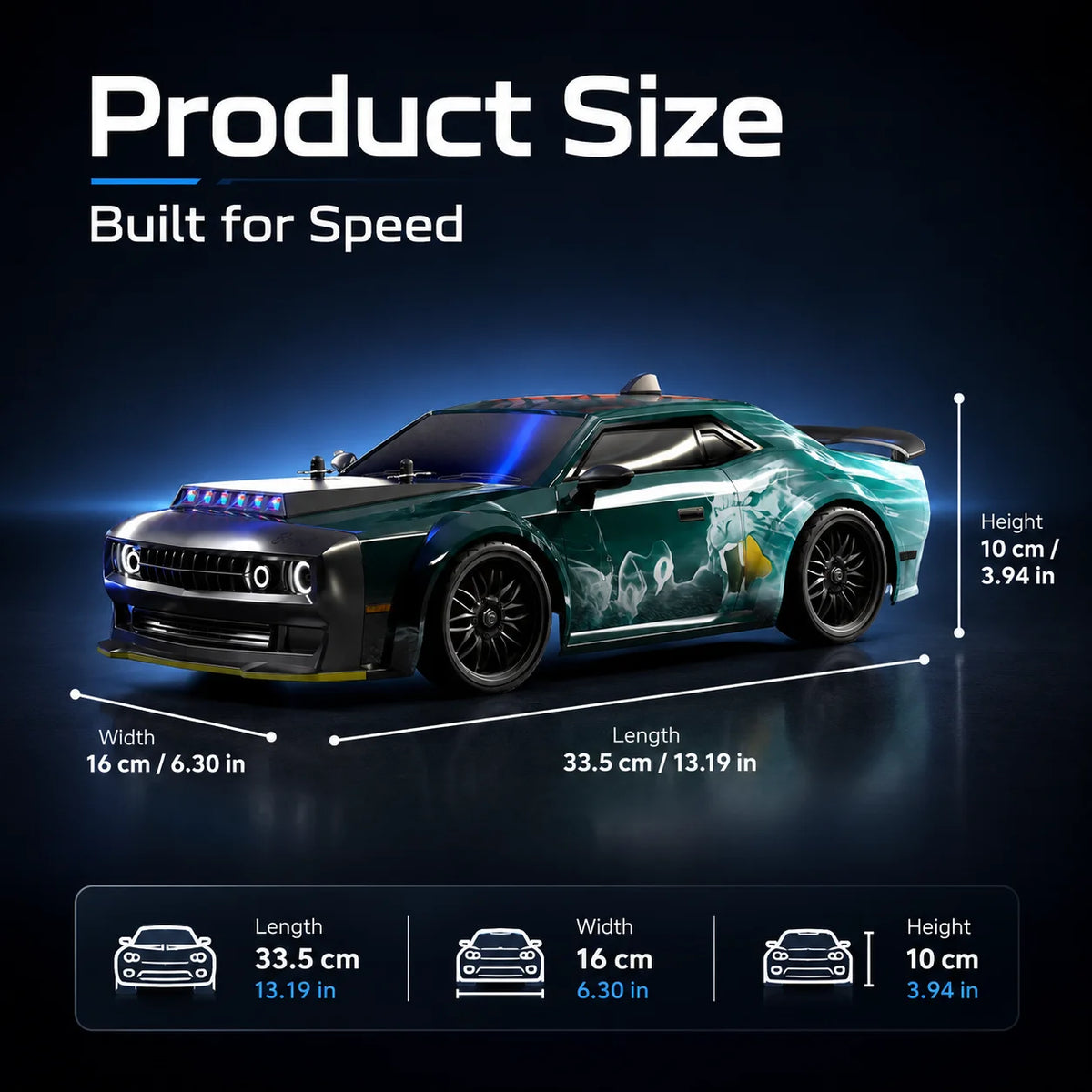 ZNLYRION Brushless RC Drift Car — product view 7