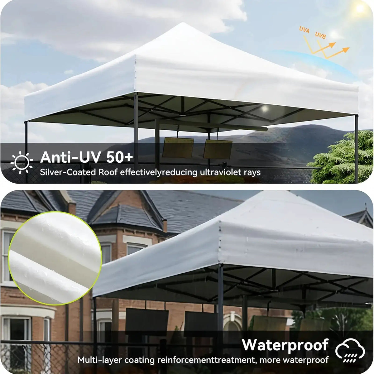 Outdoor 3x3m Waterproof Gazebo Tent