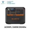 BLUETTI AC200PL Portable Power Station | 2400W 2304Wh Solar Generator  for Home Outdoor Backup Power Supply