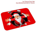 Welcoming Santa Door Mat for Homeowners