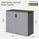 41 Cu Ft Resin Outdoor Storage Shed