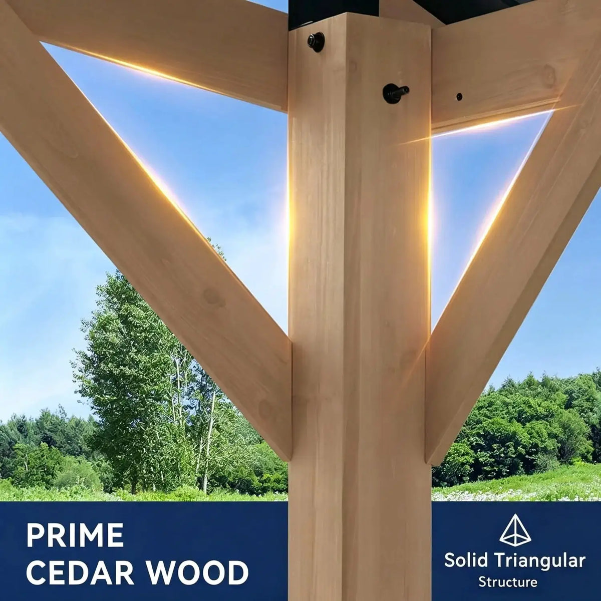 Gable Roof Gazebo Using Premium Wood