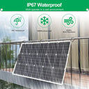 12V Monocrystalline Solar Panel 100W Flexible