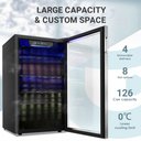 EKOJUCE Beverage Refrigerator and Cooler, Can Mini fridge