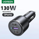 UGREEN 130W Car Charger Efficient Fast Charging Solution
