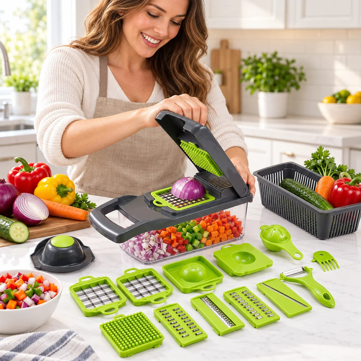 Effortless Multi-Functional Vegetable Chopper — product view 5