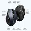 UGREEN Wireless Mouse Ergonomic Design for MacBook Tablet PC